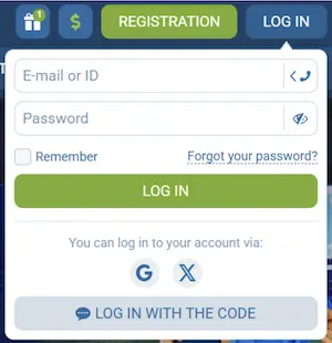 1xBet Login